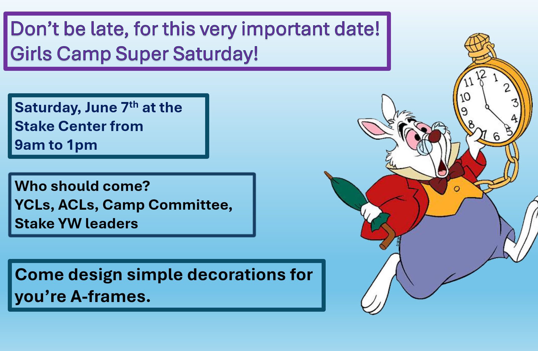 Super Saturday – June 7